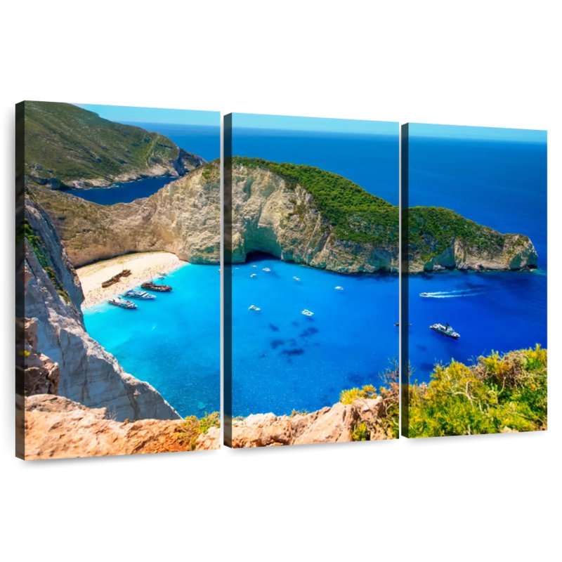 Gillard Navagio Beach Paradise, H 20 po x l 33 po