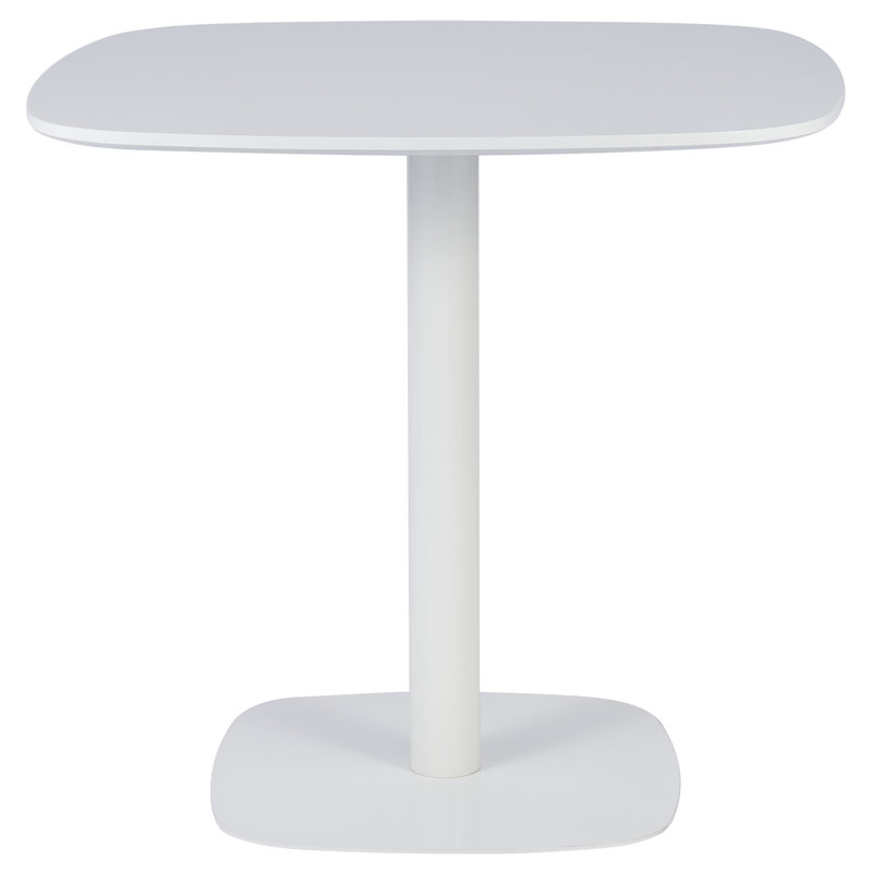 32" Square Dining Table, White