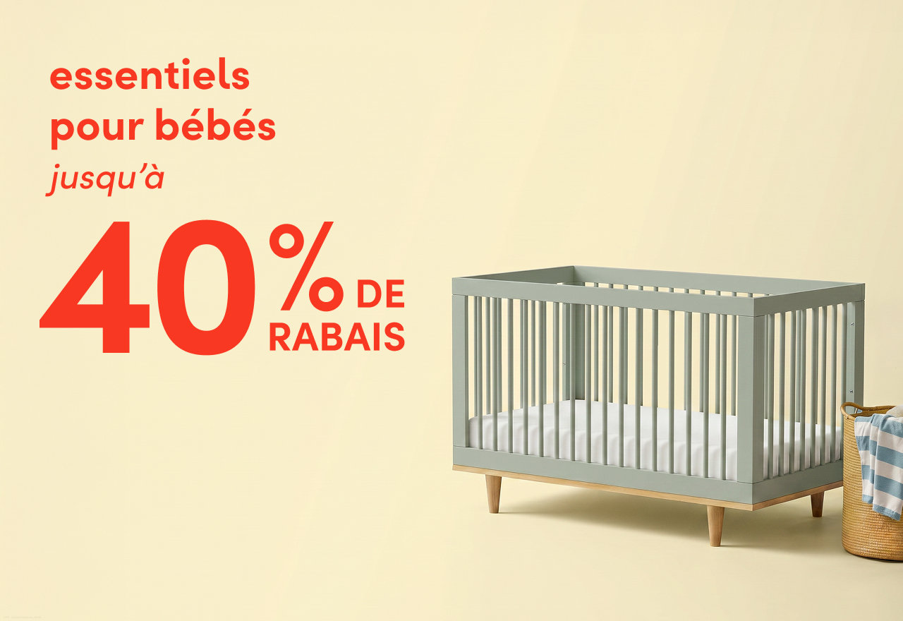 essentiels pour bébés en solde