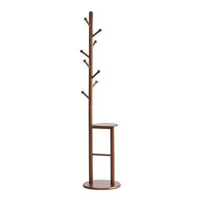 Simplifier les vêtements en bois massif et le porte-chapeau