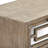 Tommy Hilfiger Hayworth Side Table, Mirrored Storage Drawer with Wood Overlay, Wooden Frame, Metal Base, Ideal for Small Spaces, EndTable, BedsideTable, Nightstand for Living Room or Bedroom, Ash Gray