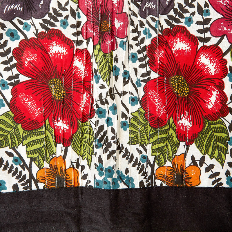 Tablier de fleur inde