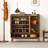 18 Pair Solid Wood Shoe Storage Cabinet