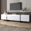 Modern High-gloss Tv Cabinet - Media Unit With Storage (190x45x35cm)-687374723-686184154