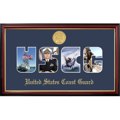 Cadre photo petit de collage pour photo coast guard