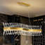 Lustre rectangulaire à DEL 40 "/ 47,5" avec accents en cristal Stith-211049058