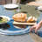 Balch 6 Seat Round Rattan Fire Pit Dining Set - with Lazy Susan