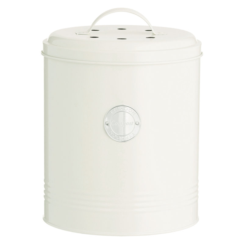 Living Compost Caddy, Cream