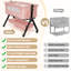 Height Adjustable and Foldable Bassinet