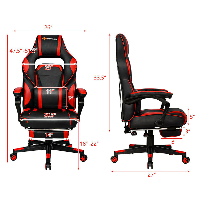 Fauteuil Goplus, Rouge