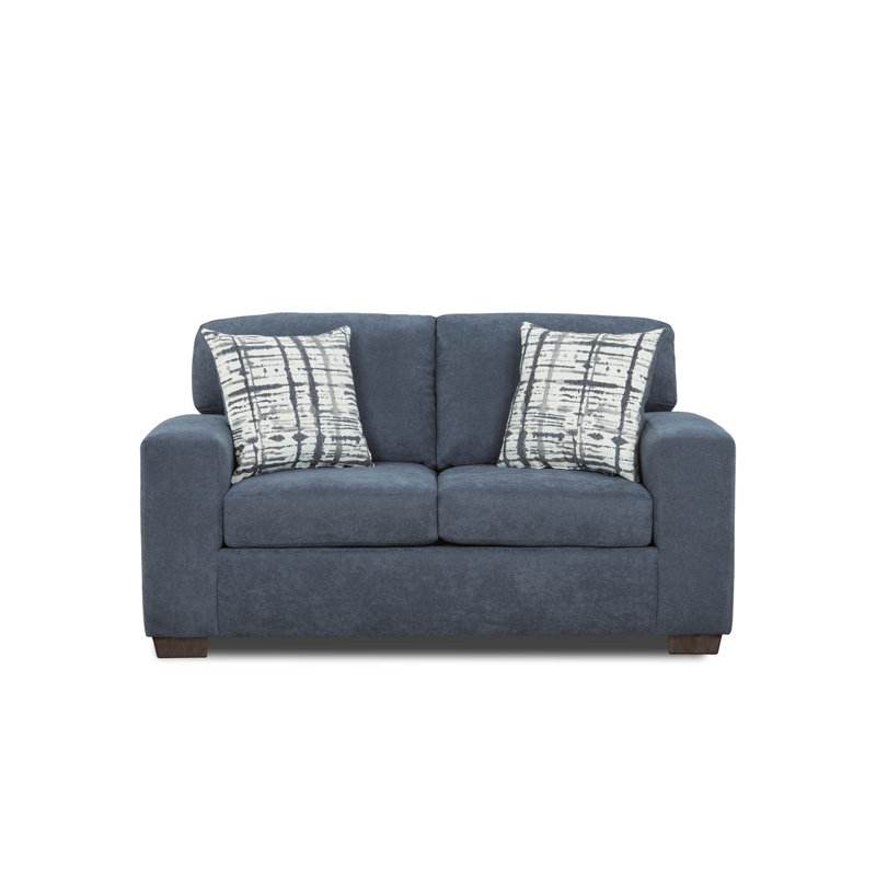 Causeuse Avalon, crépuscule, Bleu marine 100% polyester