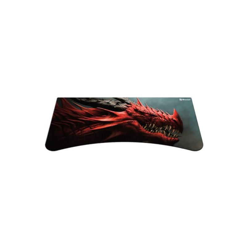 Arena Full-surface, Interchangeable, Water-resistant, And Washable Mouse Pad With Stitched Edges - Red Dragon