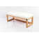 Faux Leather Upholstered Bench