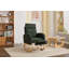 Chaise berçante moderne à haut dossier avec poche latérale pour le salon-104122349