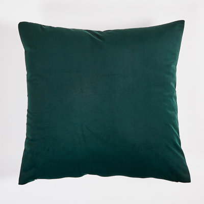 Solid Colour Velvet Throw Pillow