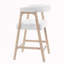 Tabourets de bar avec dossier, ensemble de 2-417436094
