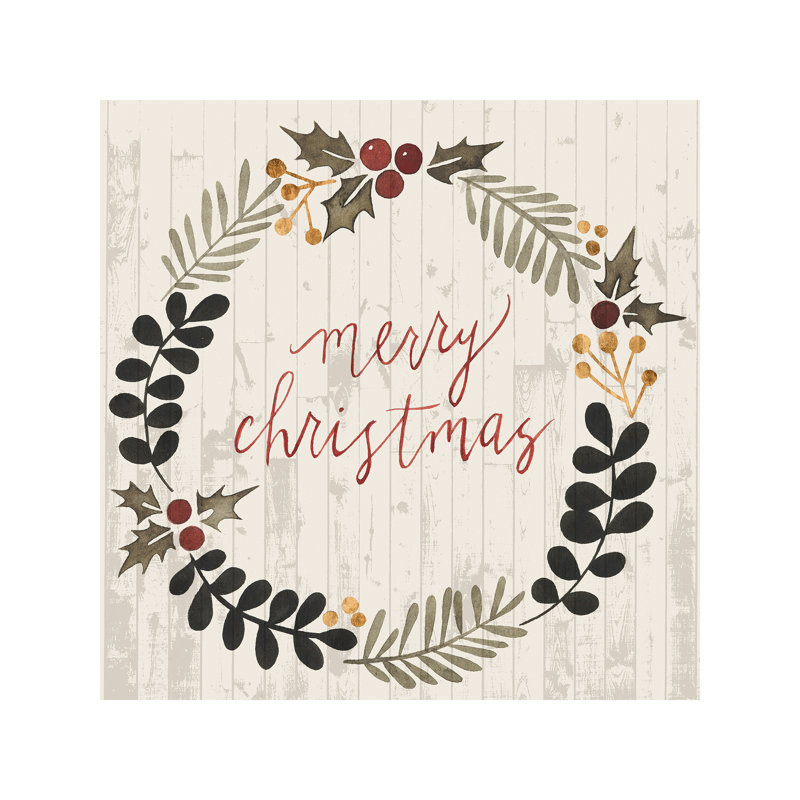 Rustic Christmas III by Grace Popp - Wrapped Canvas Print, 93.98 cm H x 93.98 cm W x 3.175 cm D