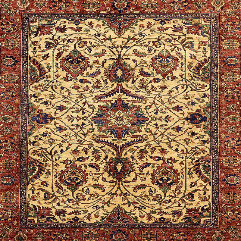 Christafer Oriental Indoor Rug, Square 8'