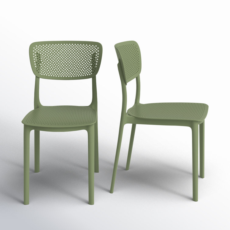 Farrah Outdoor Stacking Dining Side Chair