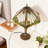 Tiffany-Style Geometric Table Lamp,Stain Glass Desk Lmap