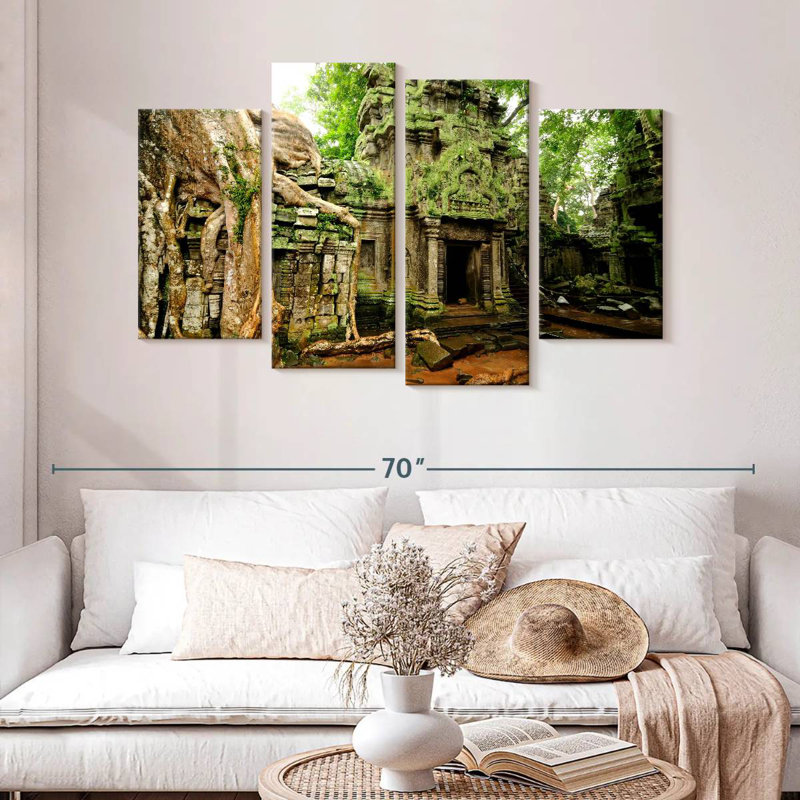 Adella Ta Prohm Temple, 32" H x 52" W