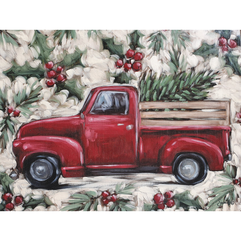 «Holly Jolly Truck» par Sara G. Designs, H 8 po x l 12 po