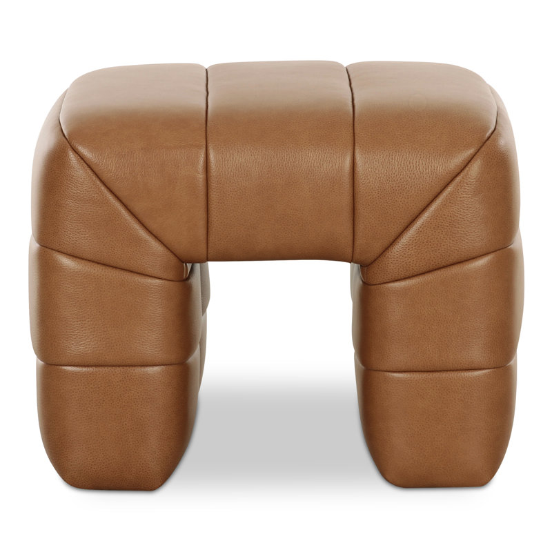 Verity Leather Vanity Stool