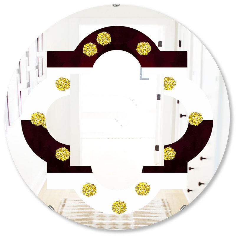 Miroir mural Whirl, H 31,5 po x l po