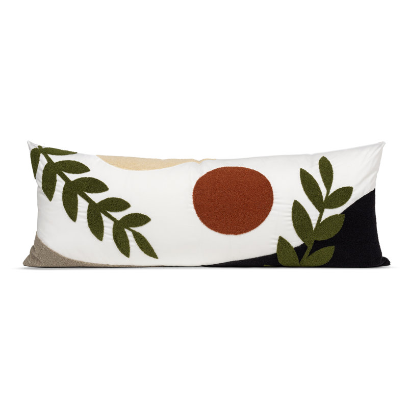 Boho Nature Body Pillow Case by Sweet Jojo Designs, Green/Orange/Beige