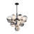Bolla - 13-Light Chandelier - Black