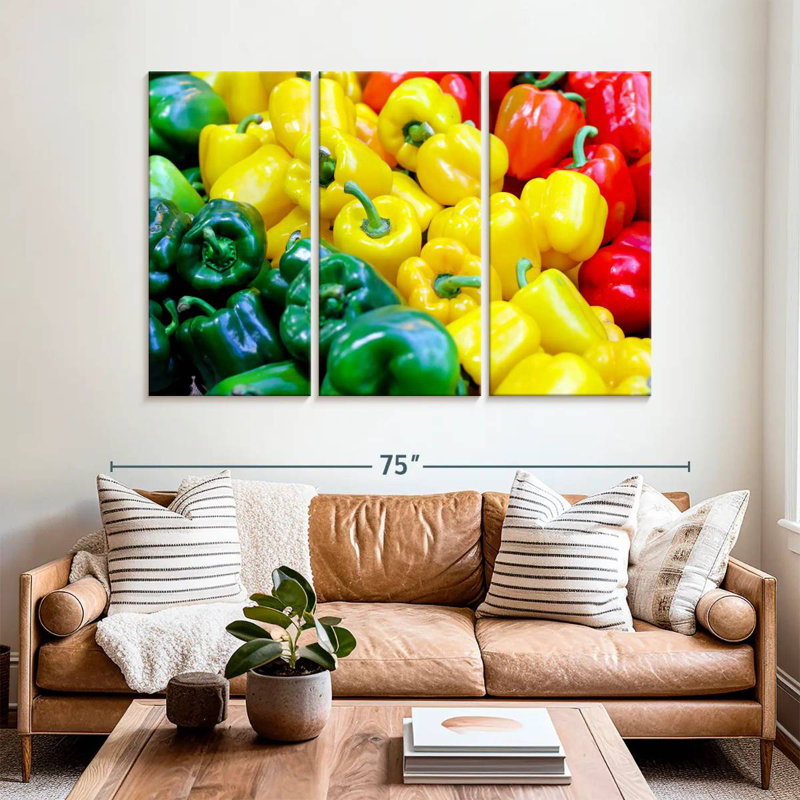 Fresh Bell Pepper Harvest