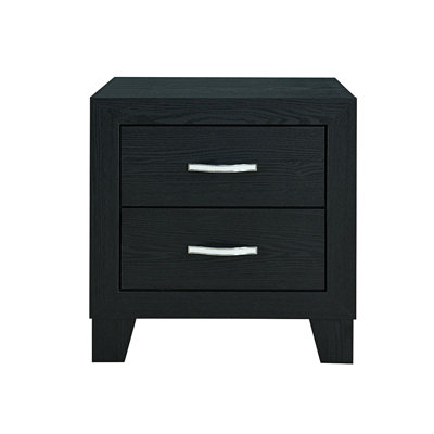Modern Design Nightstand, 2 Drawers Nightstand, Modern Night Stand