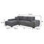 Canapé modulaire rembourré gris anthracite Plather-1644242241