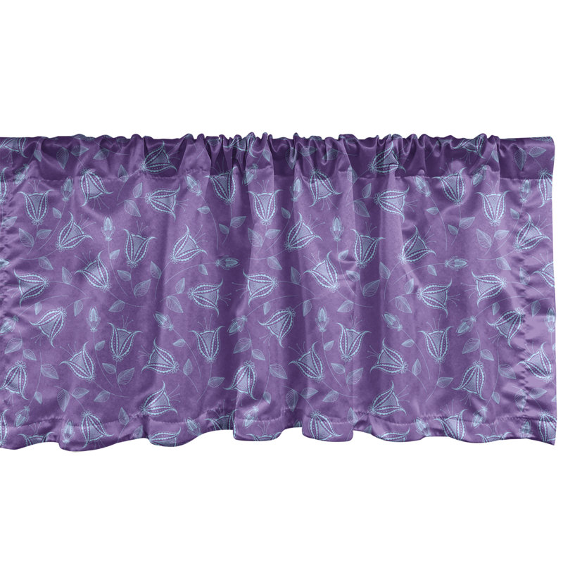 Ensemble de 2 cantonnières Ambesonne Rainbow, L 54 po x L 18 po