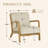 Accent Chair, Mid-century Modern Armchair With Solid Wood Frame,armchair With An Extra Pillow For Living Room, Bedroom-581584205-581584202