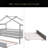 Wooden House Bed With Twin Size Trundle-2024923109-2024922906