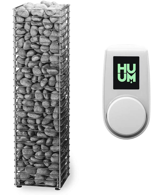 HUUM Stainless Steel Water Resistant Heater, White