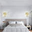 Applique murale de chevet pour salle de bain avec applique murale en cristal moderne pour salle de bain, salon, couloir, paquet de 2