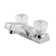 Centerset Bathroom Faucet with Drain Assembly