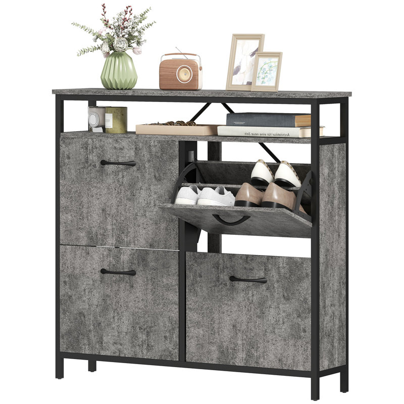 20 Pair Flip Down Shoe Storage