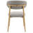 Kacey Side Chair in Gray and Natural (Set of 2)
