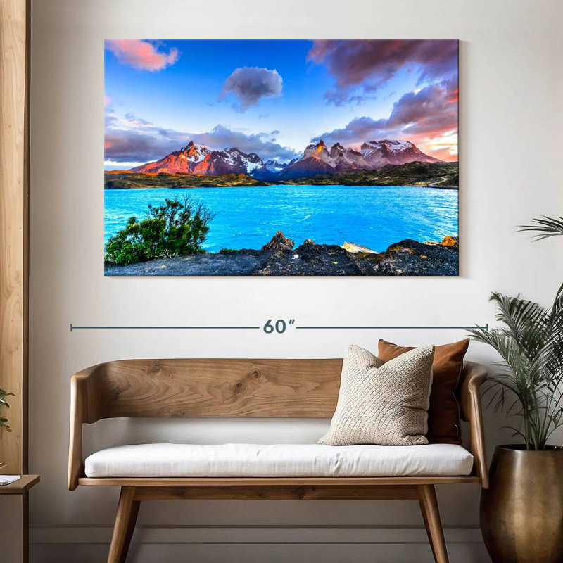Alvord Torres Del Paine Landscape, 34" H x 51" W