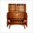 31.5" Liquor Cabinet With Wine Glass Holder & Wine Rack & Adjustable Shelf