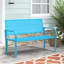 Banc d'extérieur en métal Classic (bleu)-526304056