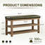 Hahnville Faux Leather Upholstered Storage Shoe Bench-2104165781-2104165785
