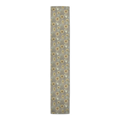 Rectangular Floral Table Runner