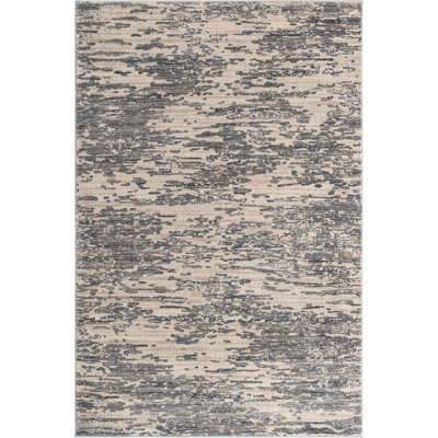 Tapis contemporain Araceli couleur chameau / gris