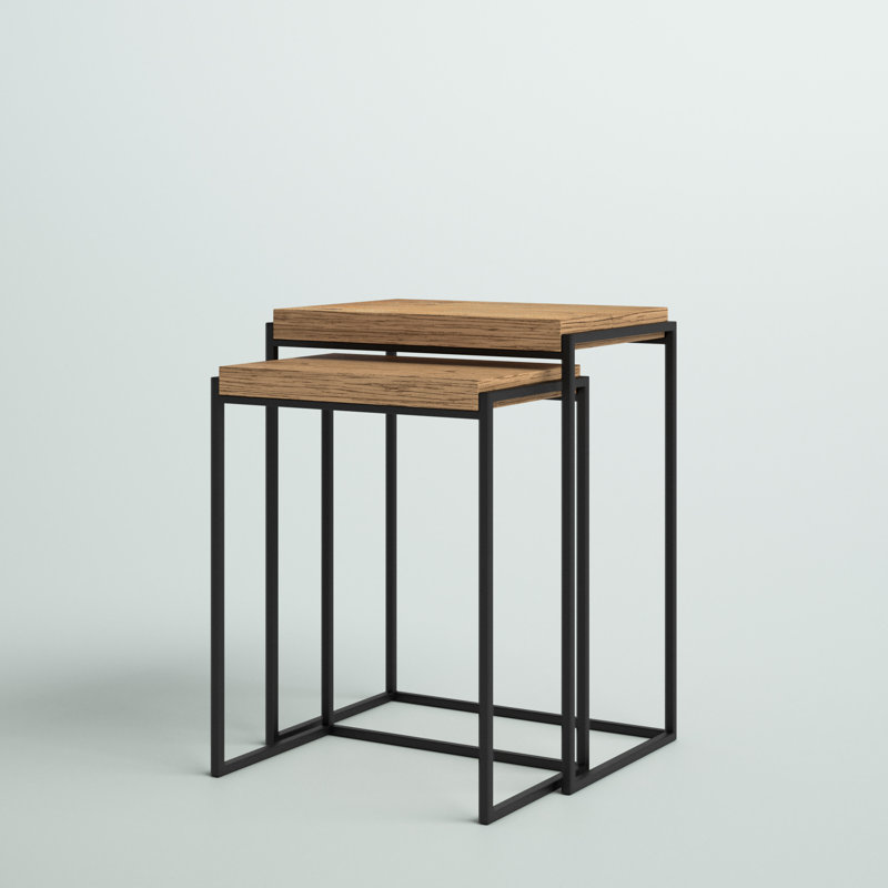 Solid Wood Top Nesting Tables