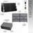 6-Drawer Dresser With Large Fabric Drawers, Black-1902758864
