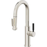 Corsano Contemporary Pull Down Prep/Bar Faucet with Squeeze Sprayer and BST Series Handle